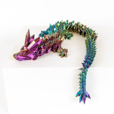 Dark Rainbow Crystal Dragon