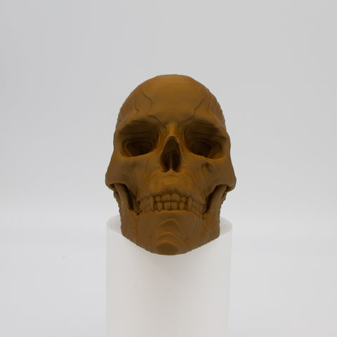 Wooden Topo Skull