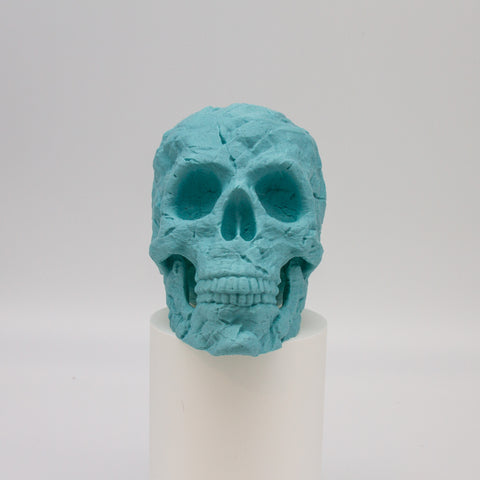 Blue Rock Skull